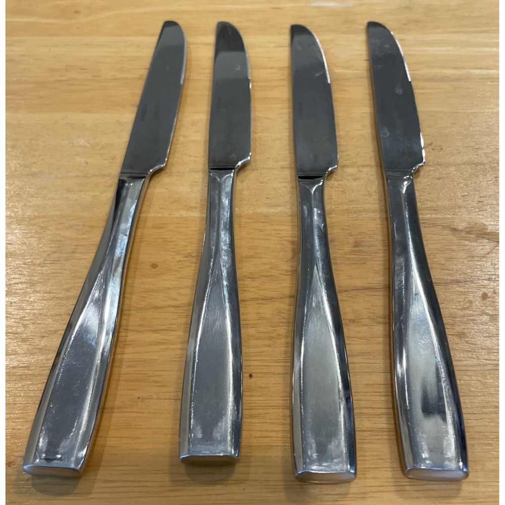 Oneida Continuim Stainless Steel Flatware Set Of 4 Dinner Knifes Replacements